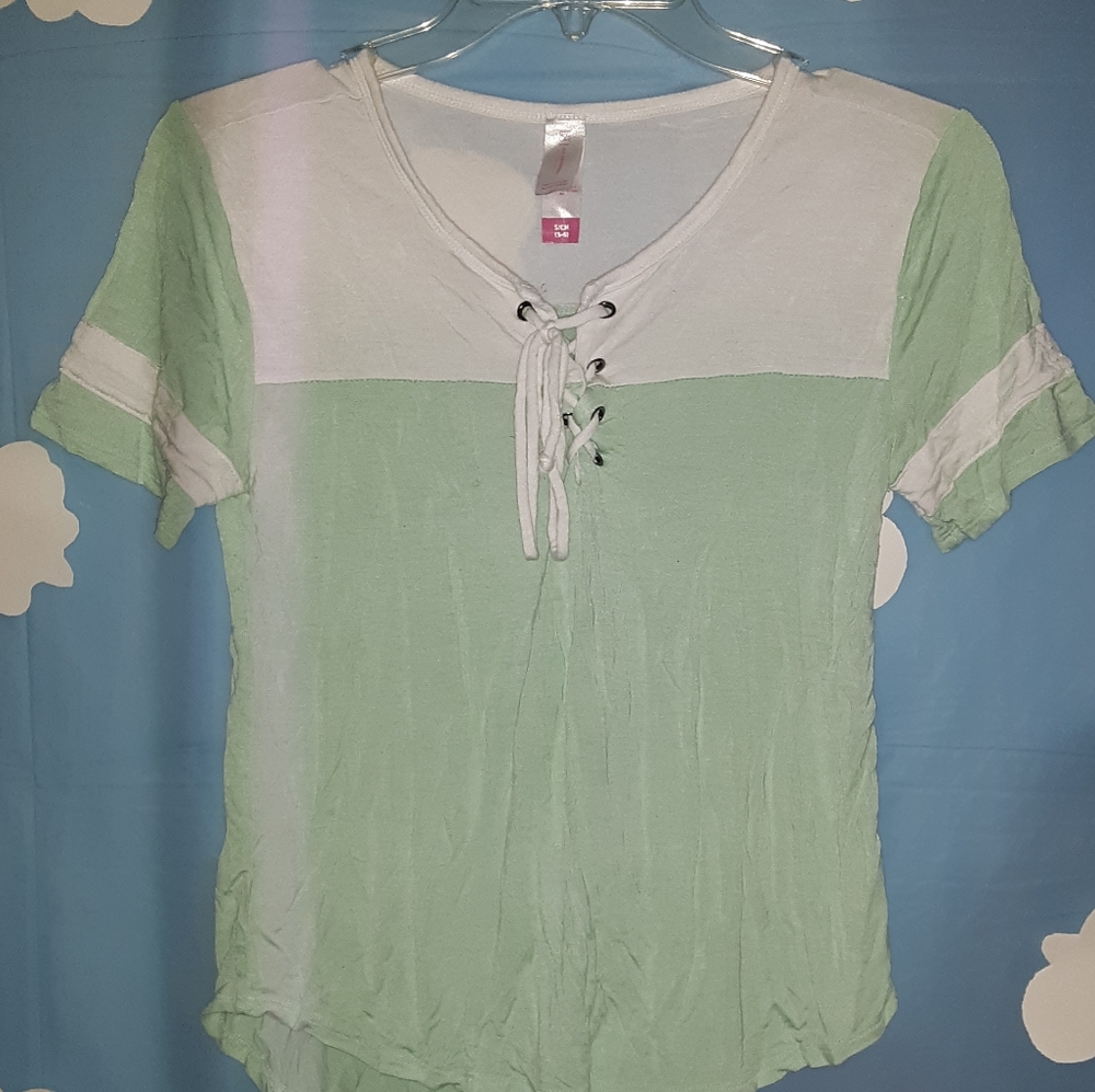 NOBO Teal Tie-Up T-Shirt